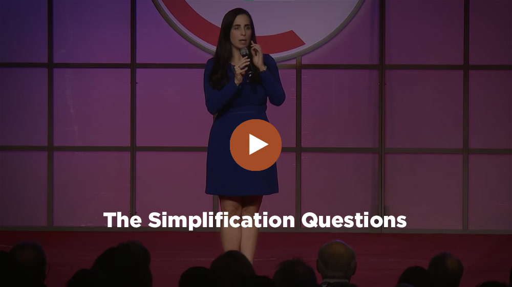 Juliet Funt Speaking The Simplification Questions Preview 2